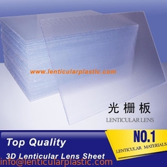 25 lpi lenticular sheet 4mm thickness 1.2*2.4m clear PS plastic lenticular lenses sheets material for UV flatbed printer
