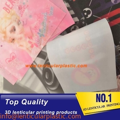 3d lenticular fabric fashion - cat and rose flower switch effects - soft tpu lenticular lenses printing
