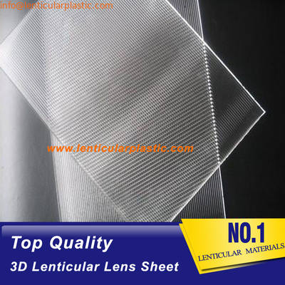 100 Lpi Transparent 3D Lenticular Lens Sheet 0.58mm Thickness for Advertisement And Packaging