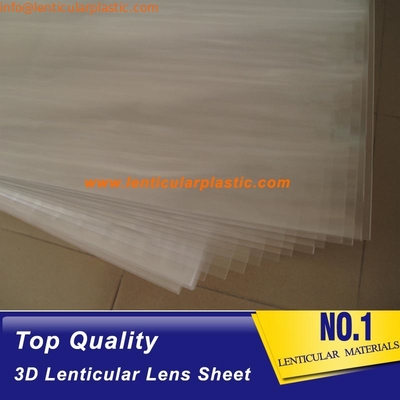 3d 75 lpi lenticular sheet PET lenticular lens blanks 0.45mm thickness flip lenticular lenses printing sheets