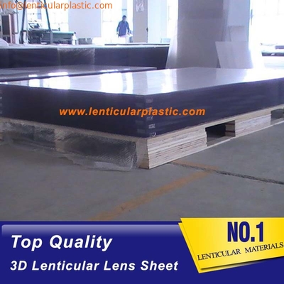 40 lpi Lenticular Sheet Boards 2mm 1.2*2.4m Clear Plastic PS 3D Lenticular Lens Material For UV Flatbed Printer