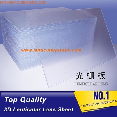 40 lpi Lenticular Sheet Boards 2mm 1.2*2.4m Clear Plastic PS 3D Lenticular Lens Material For UV Flatbed Printer