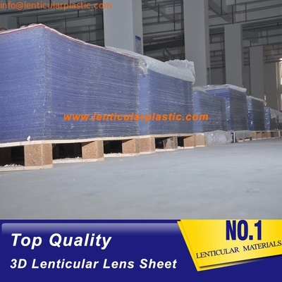 clear motion 25 lpi 4mm 3d lenticular board lenticular sheet plastic PS material depth 3d effect lenticular grating lens