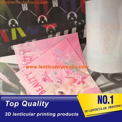 Custom TPU and PVC material 3d lenticular patch flip effect lenticular picture printing 3D lenticular patch fabrics