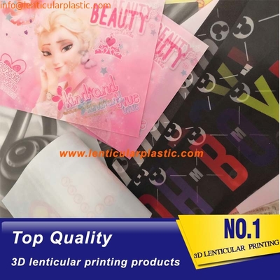 customized lenticular fabric textile tpu material soft lenticular printing sheet for sewing onto shirts/tees