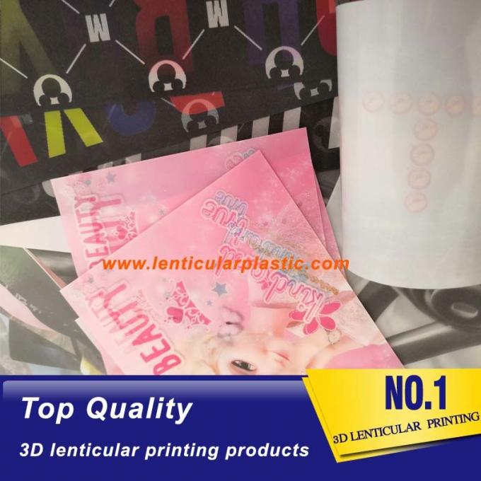 soft tpu lenticular sheet printing fabric for t shirts/tees/hoodies/jacket/jeans/bags-two images in one picture 3