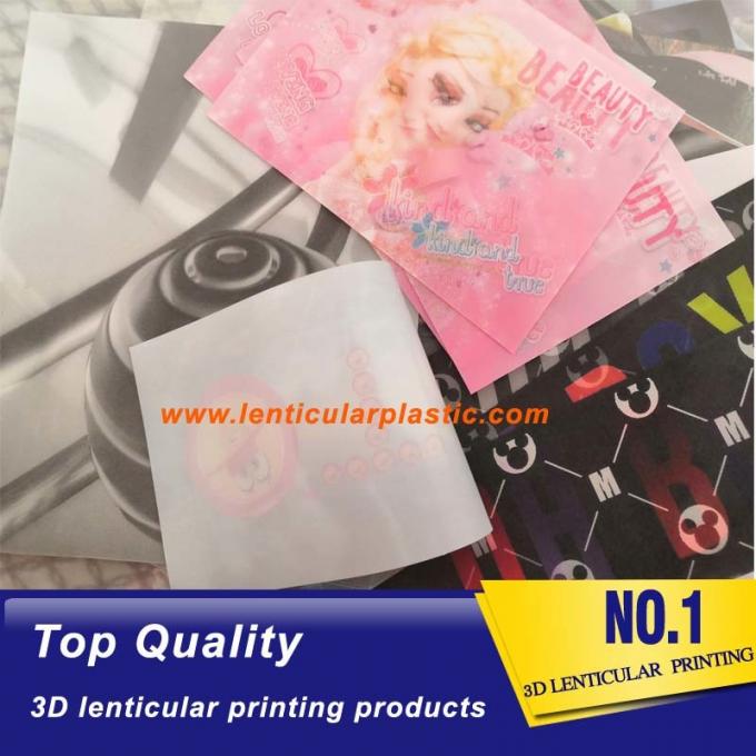 soft tpu lenticular sheet printing fabric for t shirts/tees/hoodies/jacket/jeans/bags-two images in one picture 0